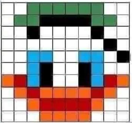 Flor o Estrella Pixelada